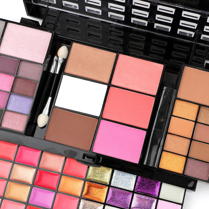 74 Colors Makeup Set Lip Gloss Blush Eyeshadow Highlight Combination Plate Wholesale Makeup Set - Image 8