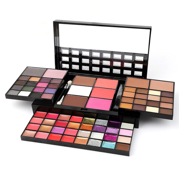74 Colors Makeup Set Lip Gloss Blush Eyeshadow Highlight Combination Plate Wholesale Makeup Set - Image 7