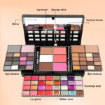 74 Colors Makeup Set Lip Gloss Blush Eyeshadow Highlight Combination Plate Wholesale Makeup Set - Image 4