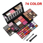 74 Colors Makeup Set Lip Gloss Blush Eyeshadow Highlight Combination Plate Wholesale Makeup Set - Image 2
