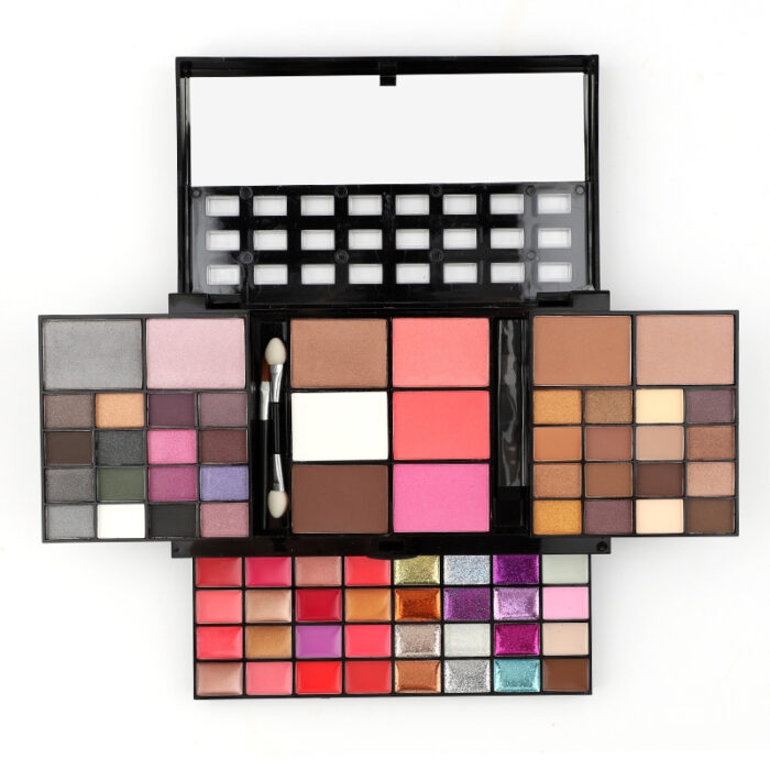 74 Colors Makeup Set Lip Gloss Blush Eyeshadow Highlight Combination Plate Wholesale Makeup Set - Image 6