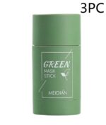 Cleansing Green Tea Mask Clay Stick Oil Control Anti-Acne Whitening Seaweed Mask Skin Care - Image 10